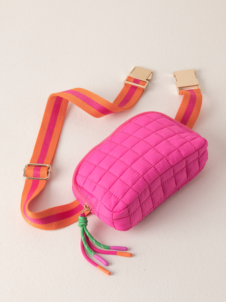 Ezra Belt Bag - Magenta - Give Wink