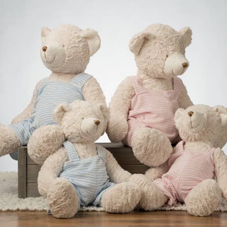 Personalized Pink Teddy Bear Stuffed Animal - Give Wink