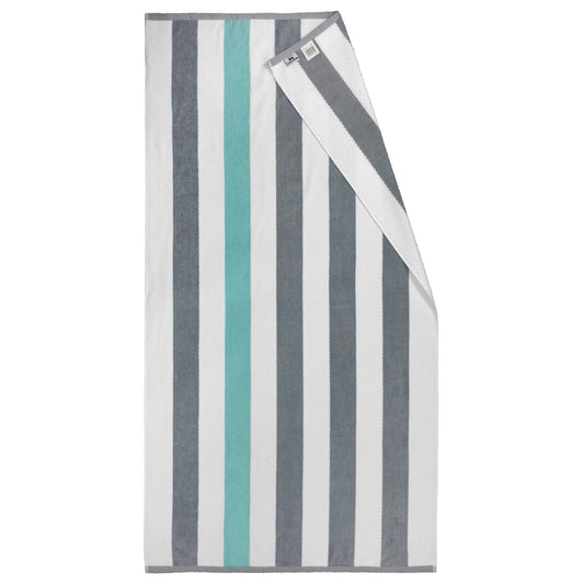 Personalized Grey/Mint Towel for Camp - Give Wink