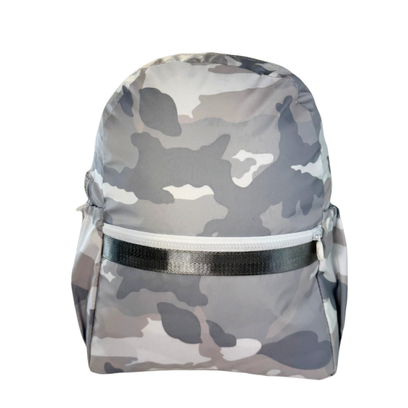 Personalized Glossed Camo Large Backpack w/Pockets - Give Wink