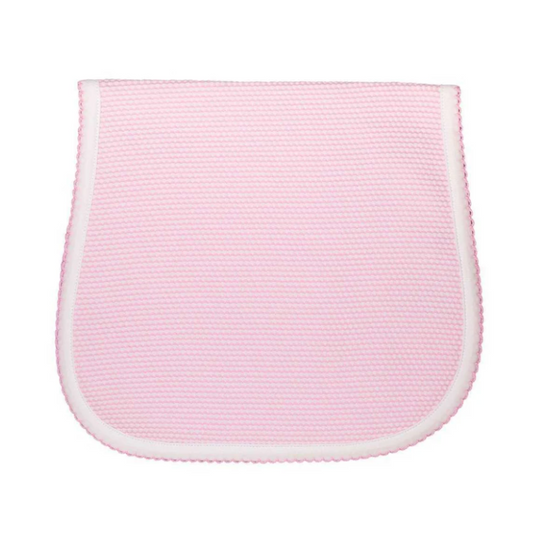 Pima Cotton Bubble Burp Cloth - Pink - Give Wink