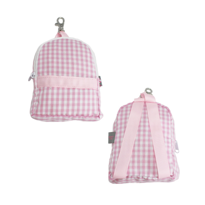 Gingham Teeny Tiny Backpack Pink. Oh Mint. Miami Baby Store – Give Wink