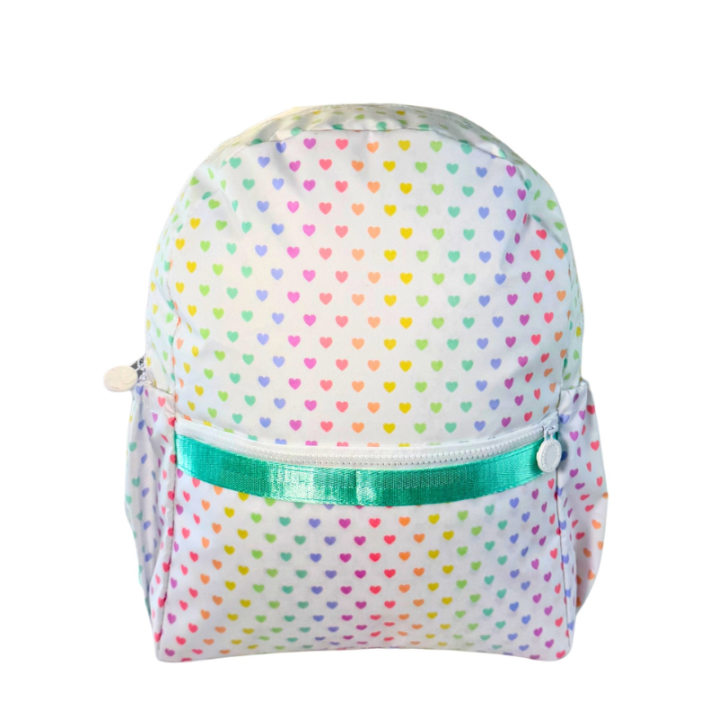 Personalized Glossed Sweetheart Large Backpack w/Pockets - Give Wink