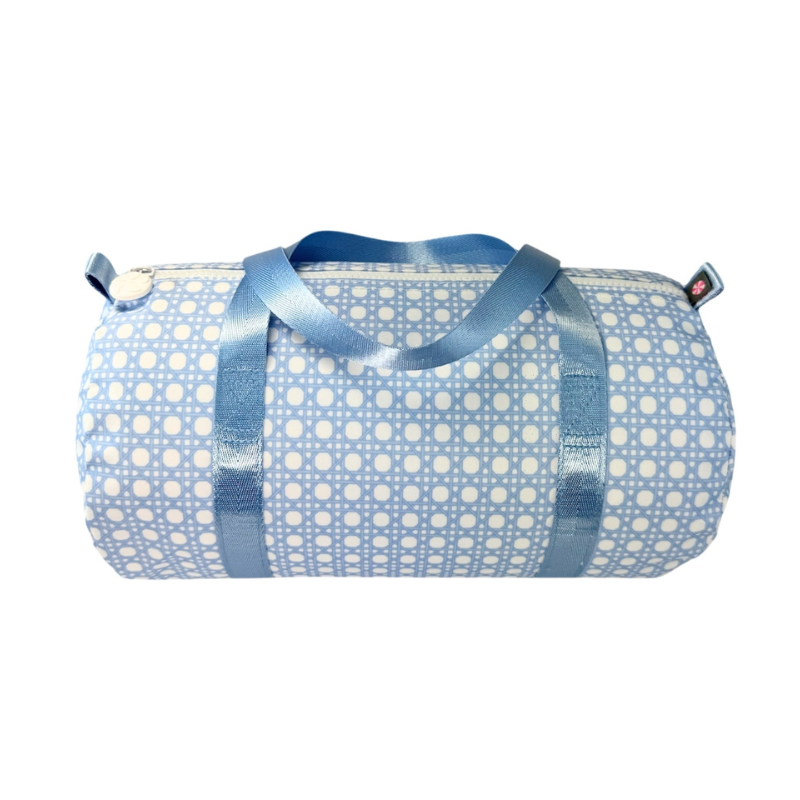 Personalized Glossed Bungalow Blue Duffel Bag - Give Wink