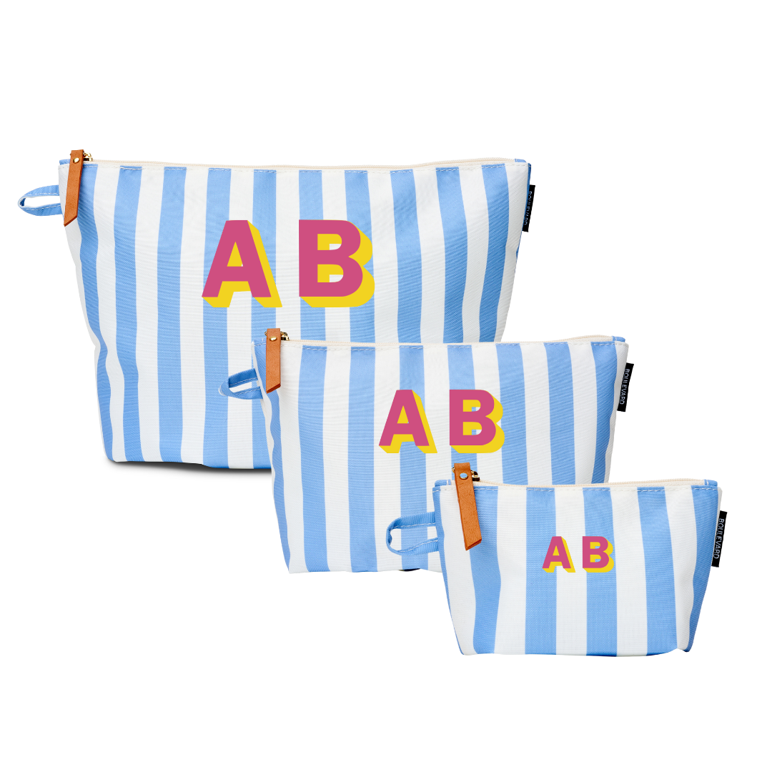Cabana Pouch - Blue - Give Wink