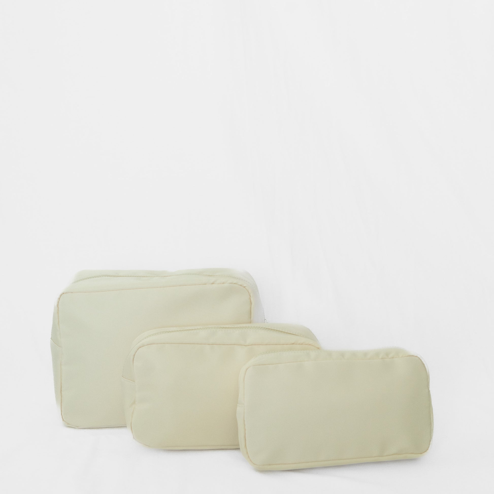 GW Essentials Nylon Pouch - Ivory - Give Wink