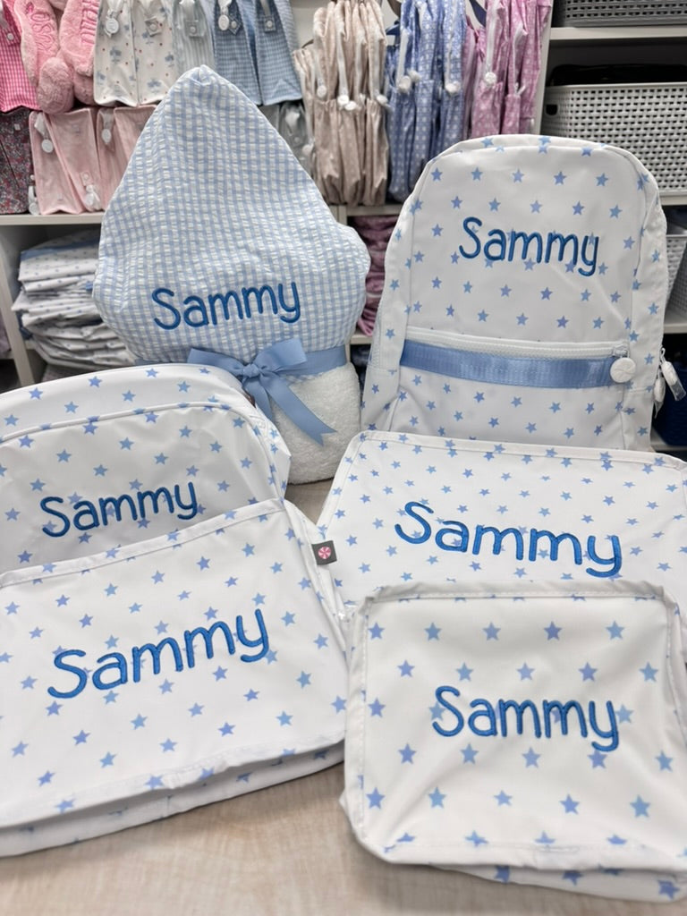 Personalized Glossed Superstar Small Backpack - Give Wink