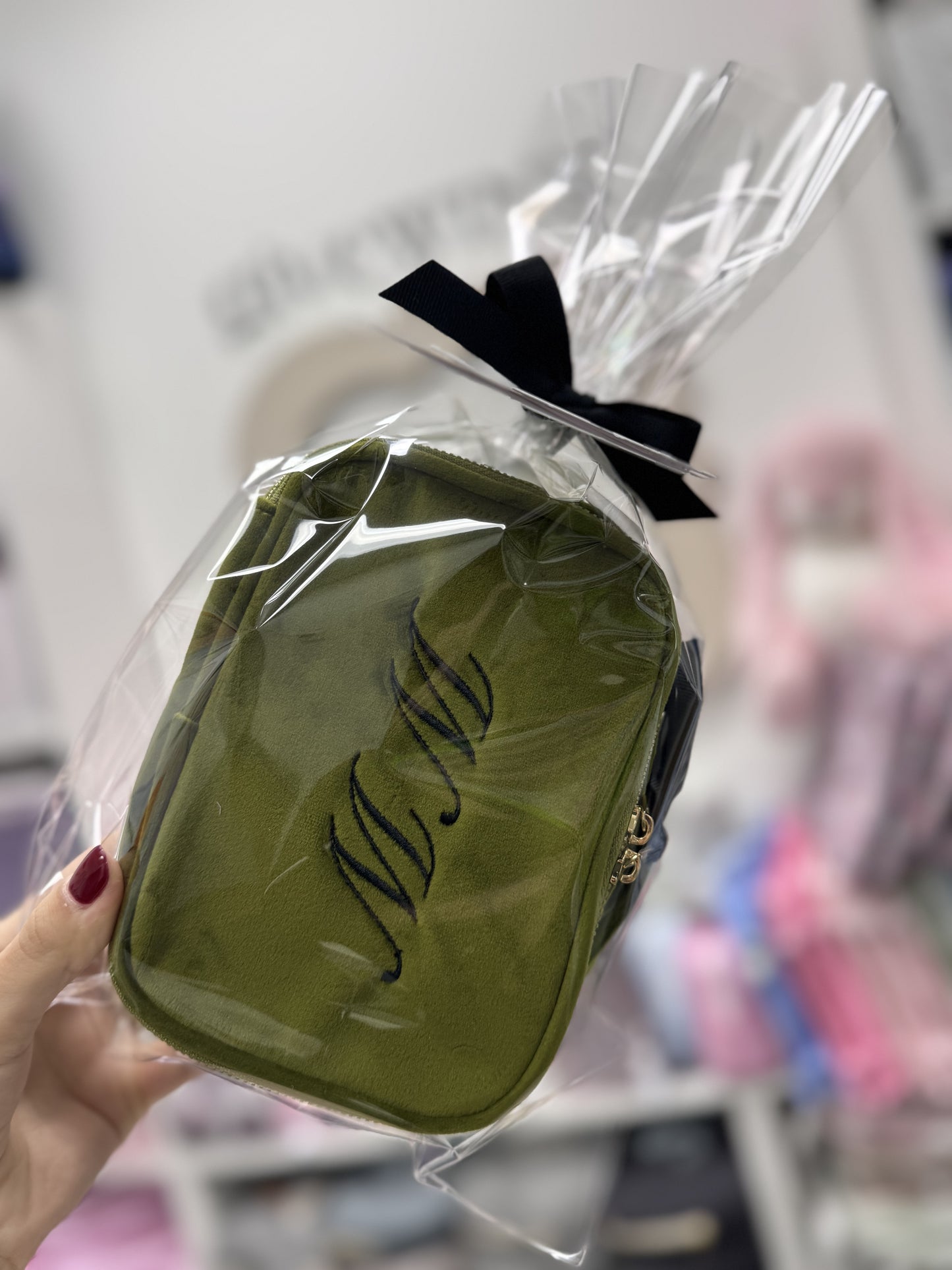 Small Beauty Box - Green Velvet - Give Wink