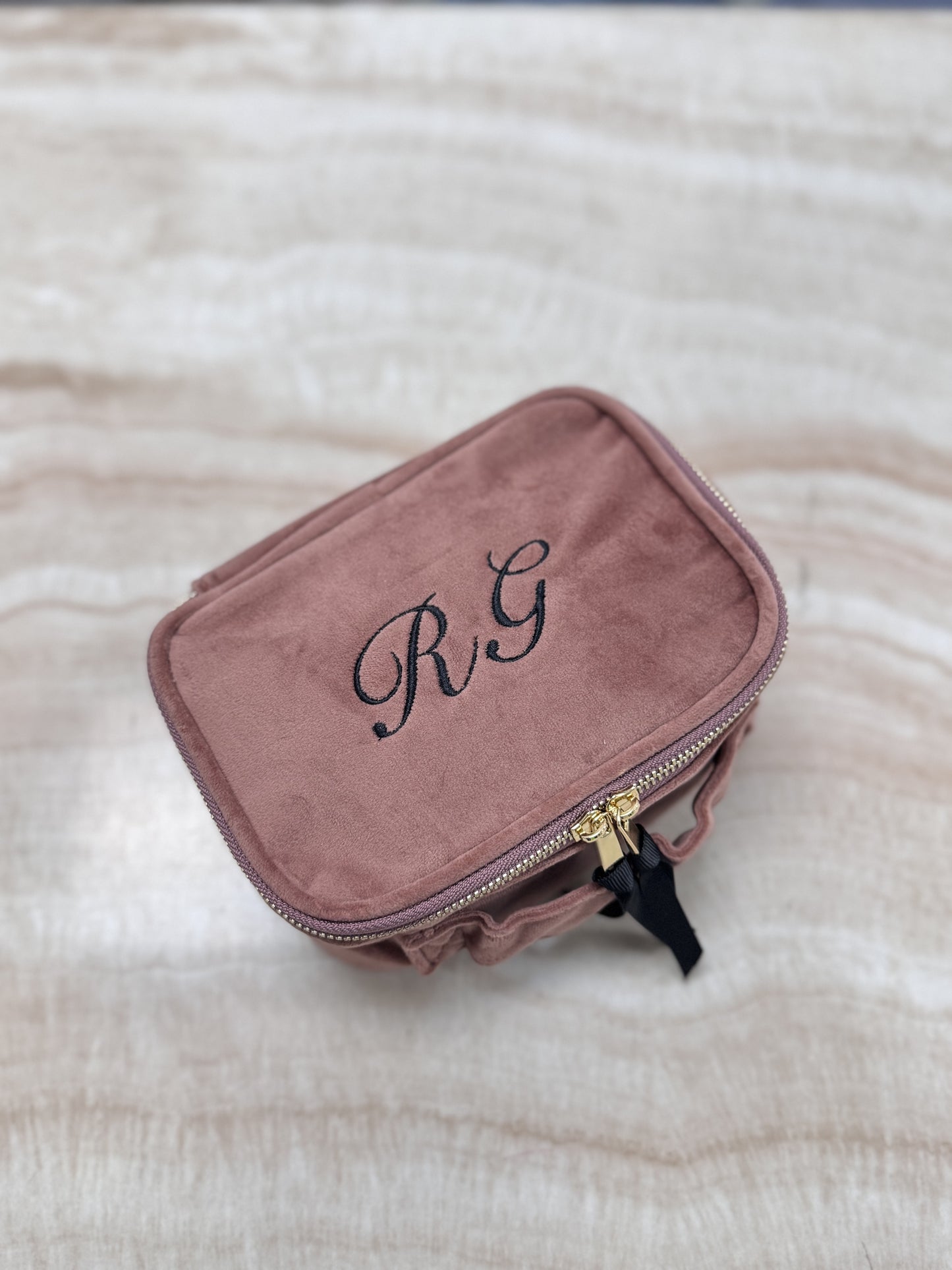 Small Beauty Box - Pink Velvet - Give Wink