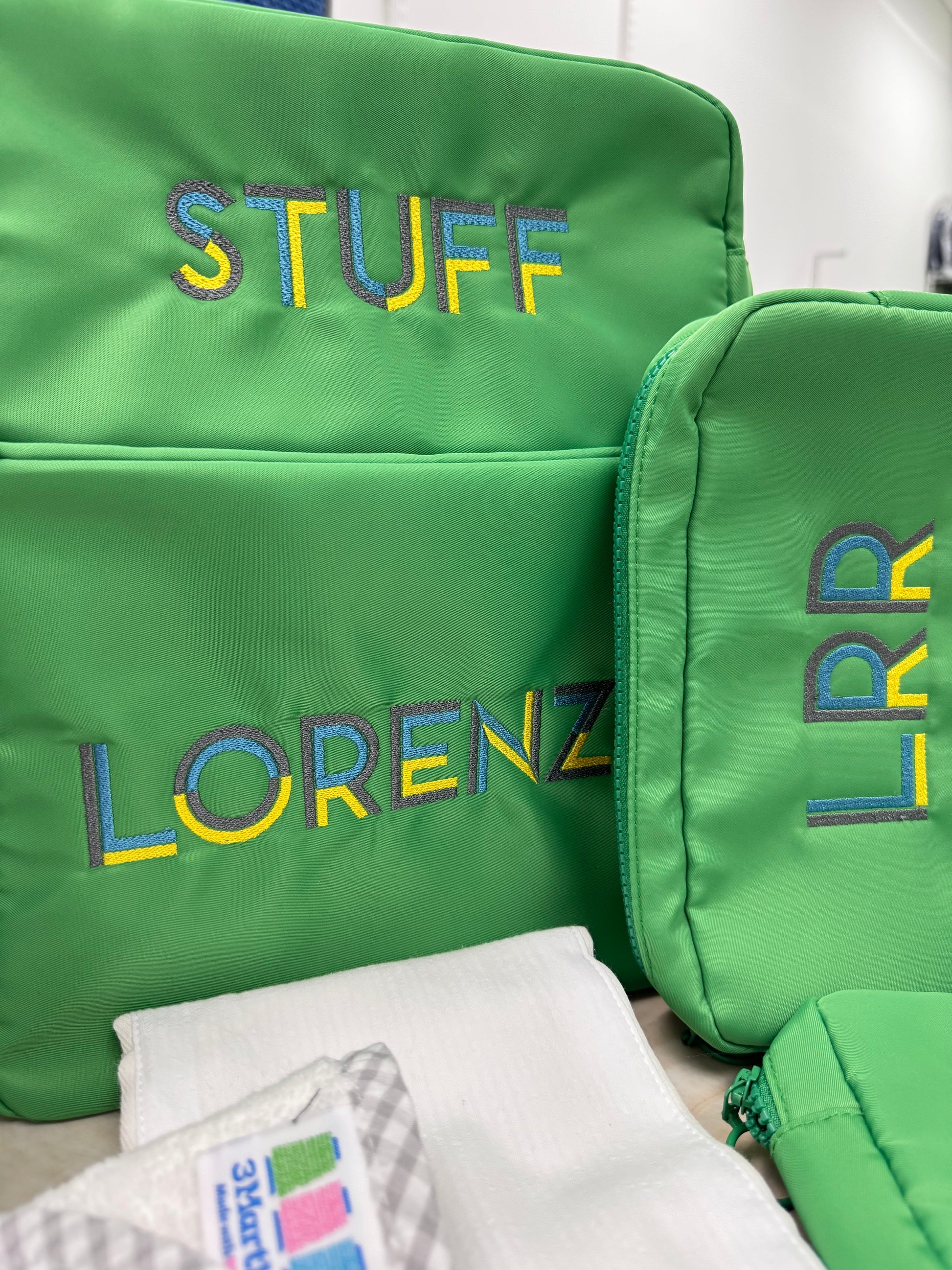 GW Essentials Nylon Pouch - Green - Give Wink