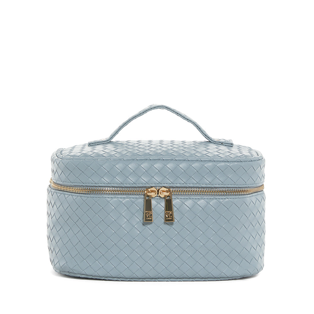 Personalized Bleu Luxe Toiletry Case - Give Wink