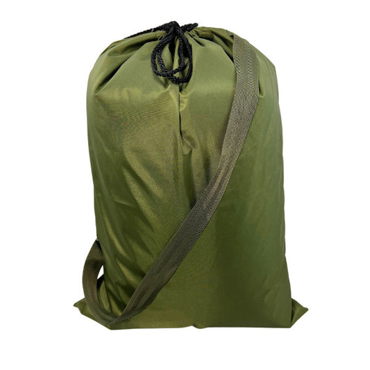 Personalized Olive Nylon Laundry Bag - Give Wink