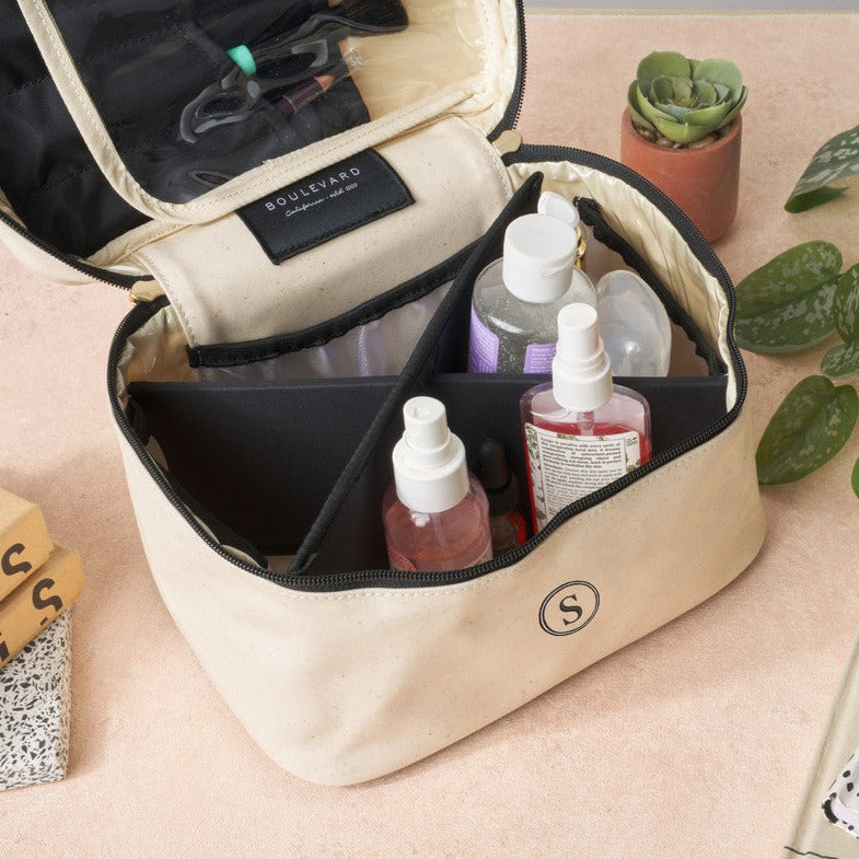 Canvas Train Case - Give Wink