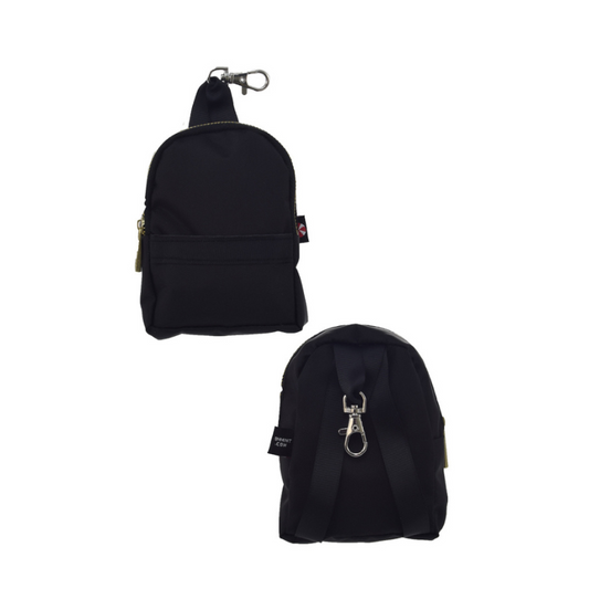 Personalized Nylon Black Teeny Tiny Mini-Backpack - Give Wink