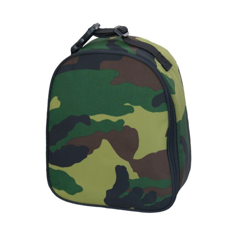 Personalized Nylon Camo Gumdrop Lunch Box - Give Wink