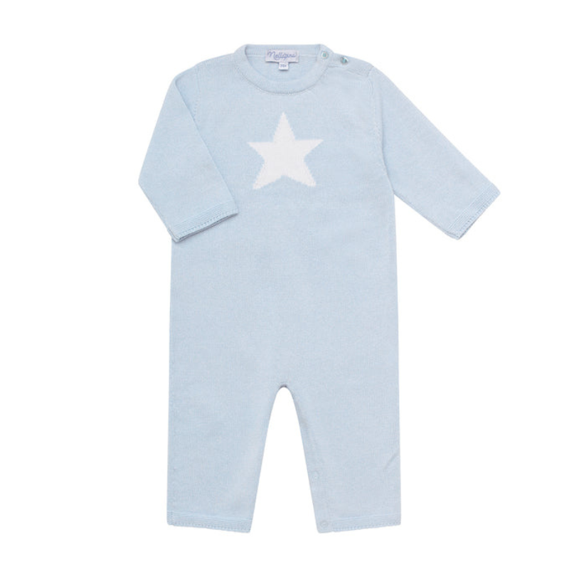 Pima Cotton Star Knit Bodysuit - Give Wink