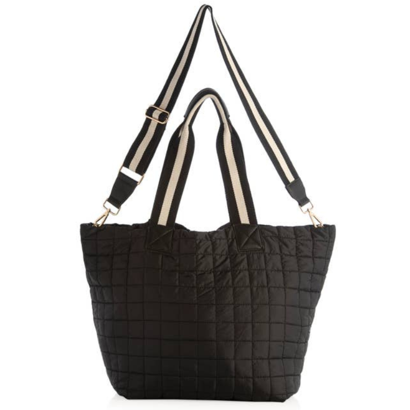 Ezra Travel Tote - Black - Give Wink