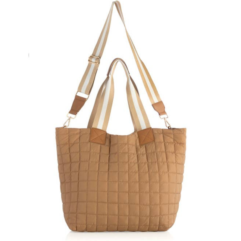 Ezra Travel Tote - Tan - Give Wink