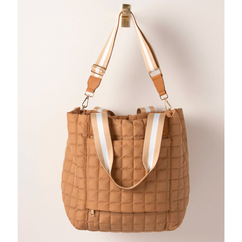 Ezra Travel Tote - Tan - Give Wink