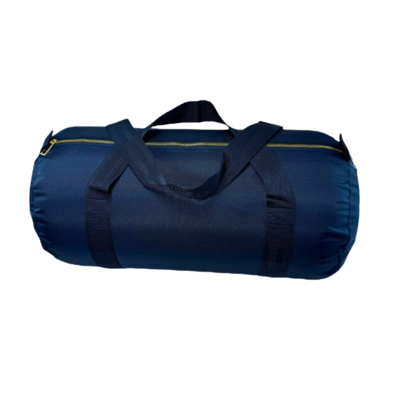 Personalized Nylon Navy Duffel Bag - Give Wink