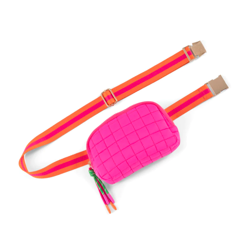 Ezra Belt Bag - Magenta - Give Wink