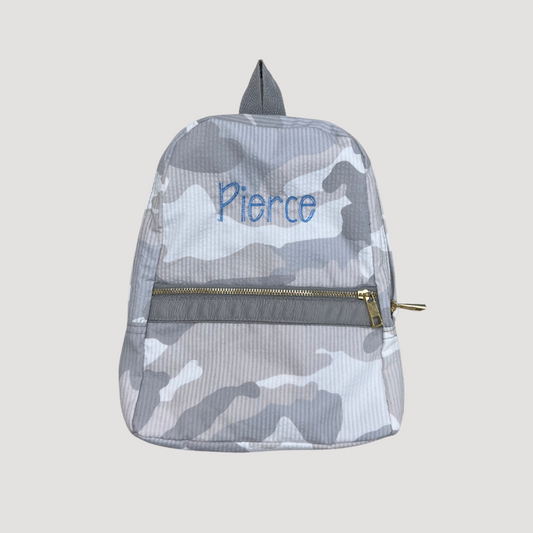 Snow Camo Small Backpack - PIERCE (Sample) - Give Wink
