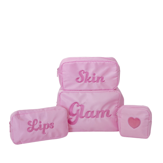 GW Essentials Nylon Pouch - Pink - Give Wink