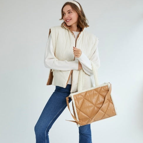 Verbier Tote - Tan - Give Wink