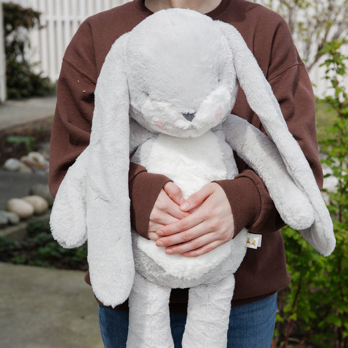 Personalized Bigger Floppy Bunny - Grey - Give Wink