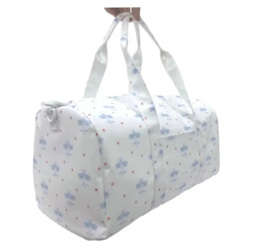 Personalized Nylon Airplane Duffel Weekender - Give Wink