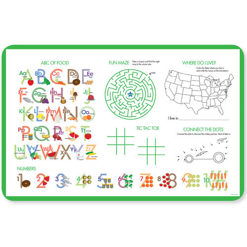 Soccer Fan Personalized Kids Placemat - Give Wink