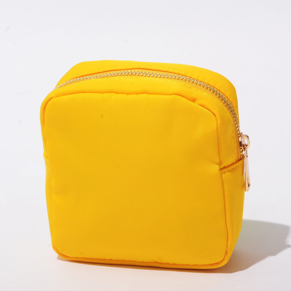 Essentials Nylon Pouch - Yellow - Give Wink