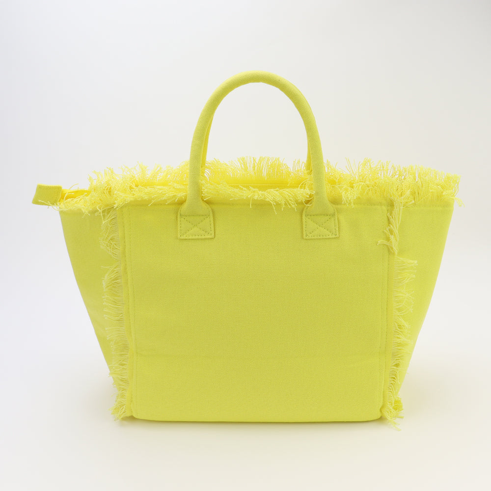 Canvas Beach Tote - Yellow - Give Wink