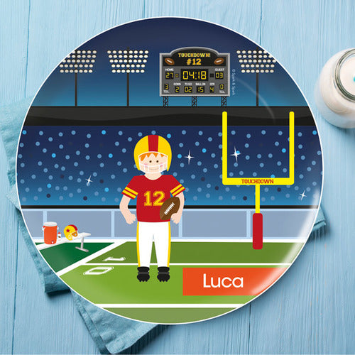 Touchdown Personalized Kids Plates - Give Wink