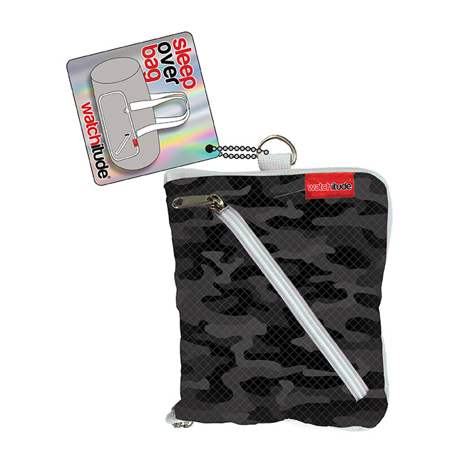 Lightweight Foldable Sleepover Bag - Black Camo - Give Wink