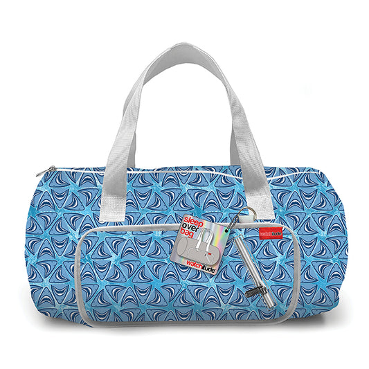 Lightweight Foldable Sleepover Bag - Geo Shark - Give Wink
