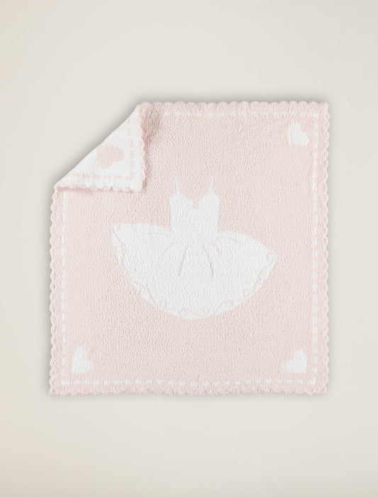 CozyChic Scalloped Receiving Blanket - Tutu - Give Wink