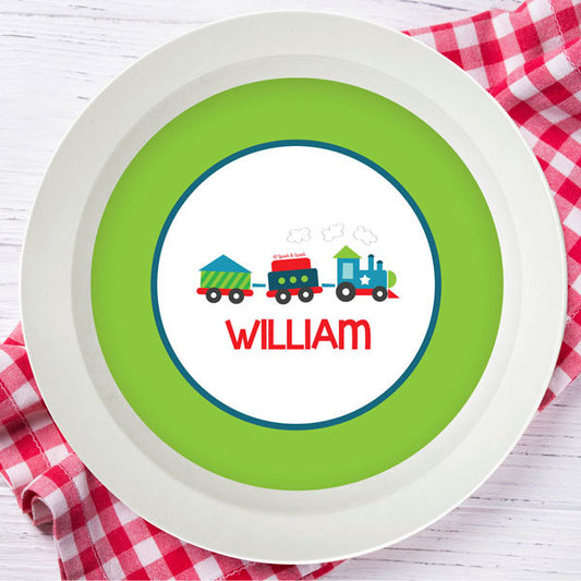 Choo Choo Train Personalized Kids Bowl - Give Wink