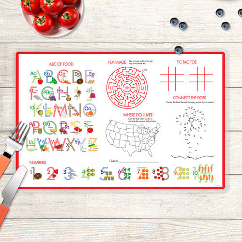 Cowgirl Personalized Kids Placemat - Give Wink