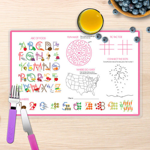 Cute Mermaid Personalized Kids Placemat - Give Wink