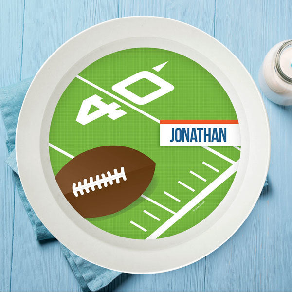 Football Fan Personalized Kids Bowl - Give Wink
