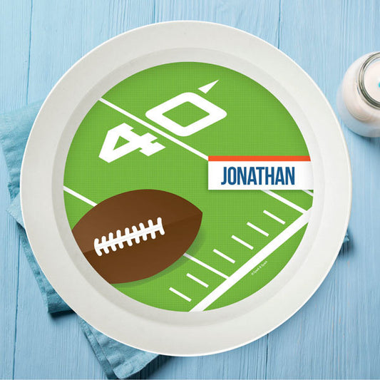 Football Fan Personalized Kids Bowl - Give Wink