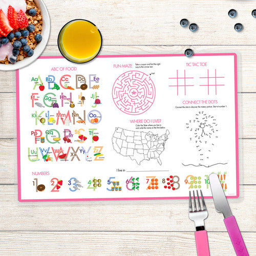 My Ballerina Shoes Personalized Kids Placemat - Give Wink