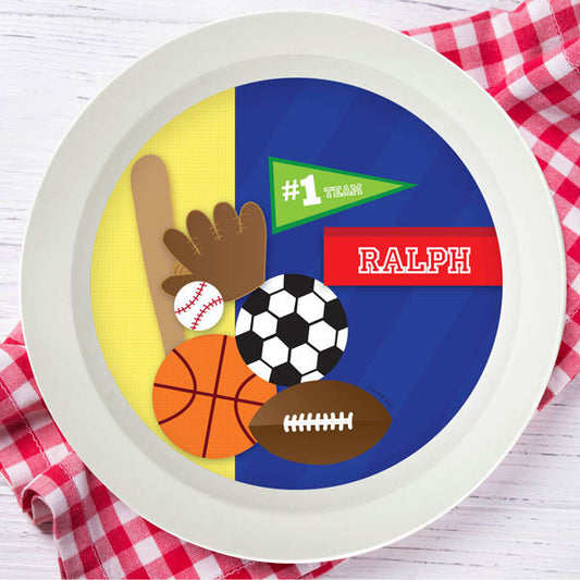 My Love for Sports Personalized Kids Bowl - Give Wink