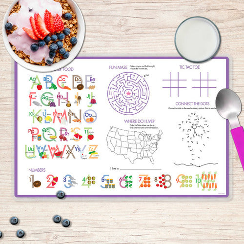 Rock and Roll Band Personalized Kids Placemat - Give Wink