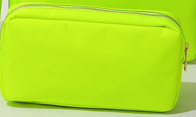 Essentials Nylon Pouch - Neon Yellow - Give Wink