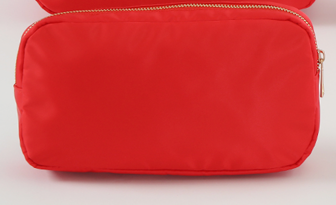 Essentials Nylon Pouch - Red - Give Wink