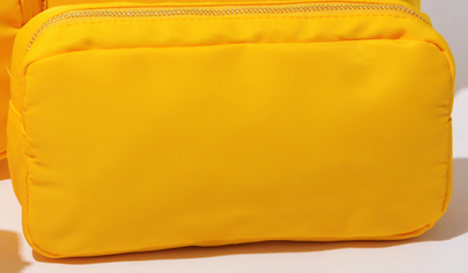 Essentials Nylon Pouch - Yellow - Give Wink