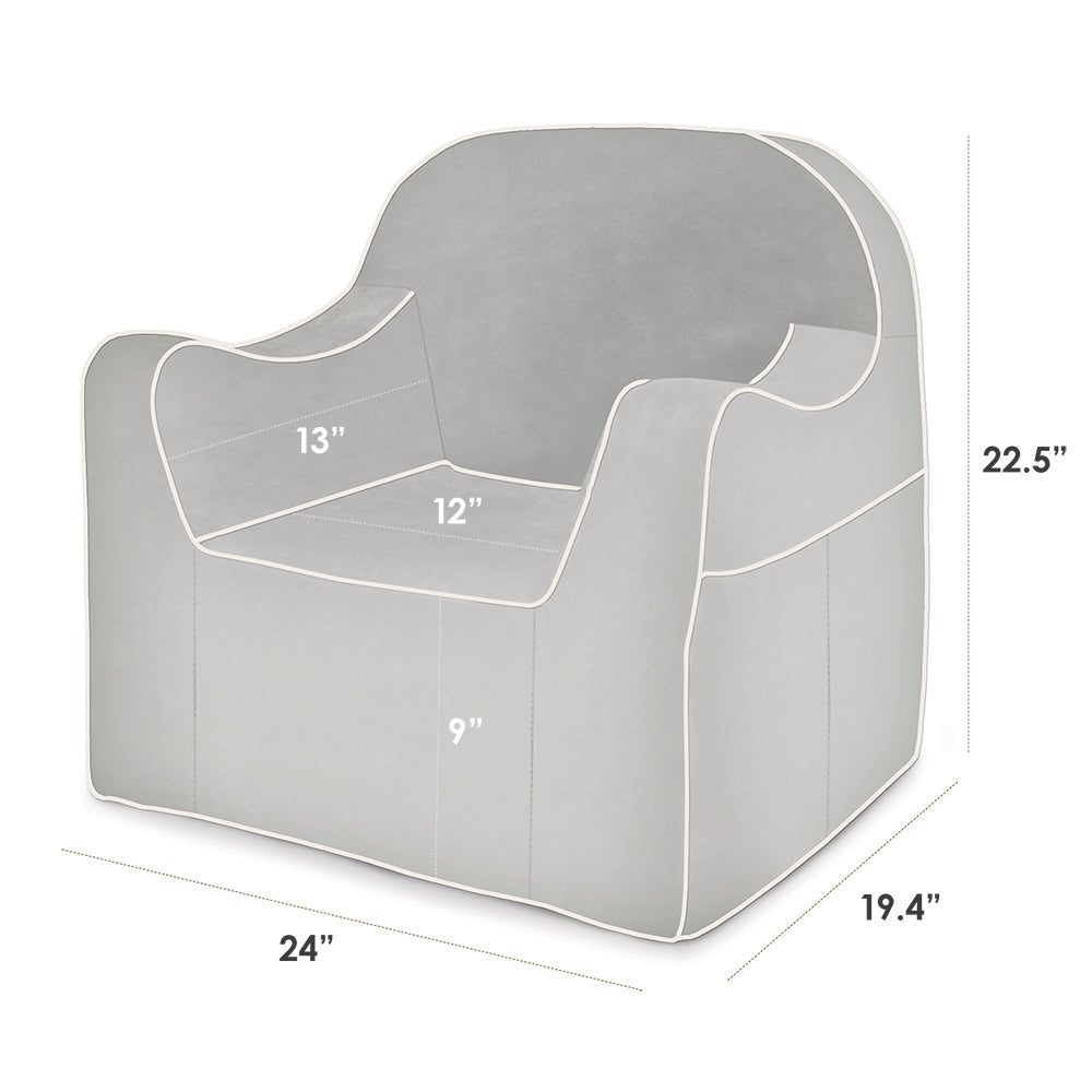 Grey Reader Children's Chair - Give Wink