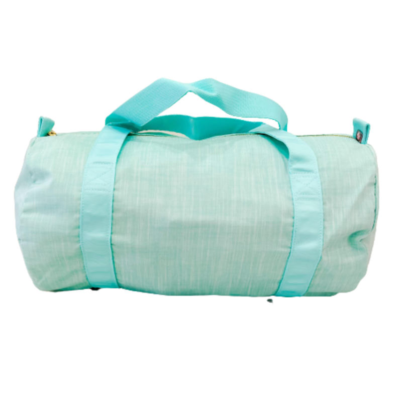 Personalized Chambray Baby Girl Mermaid Duffel - Give Wink